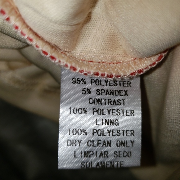 Red Embroidered Dress with Inner Cream Layer - Picture 7 of 8